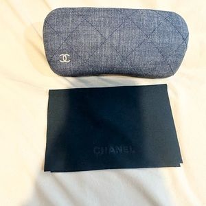 CHANEL Sunglasses Case and Cleaning Cloth